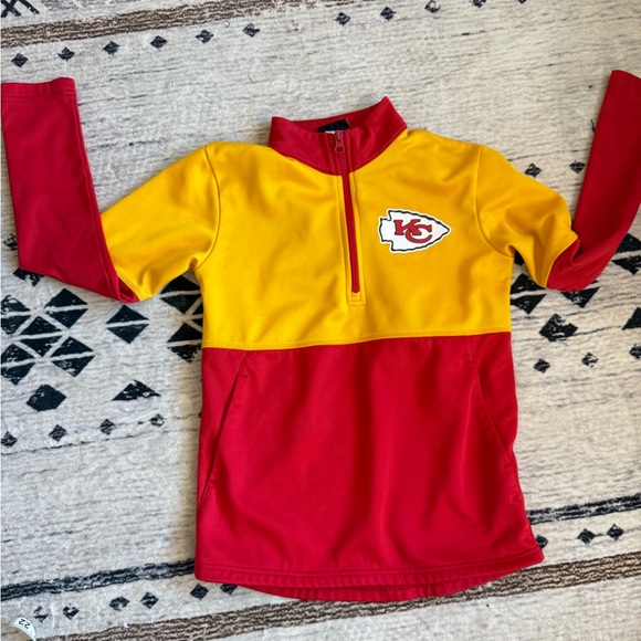 Nfl Apparel Other - Chiefs Red and Yellow Quarter-Zip